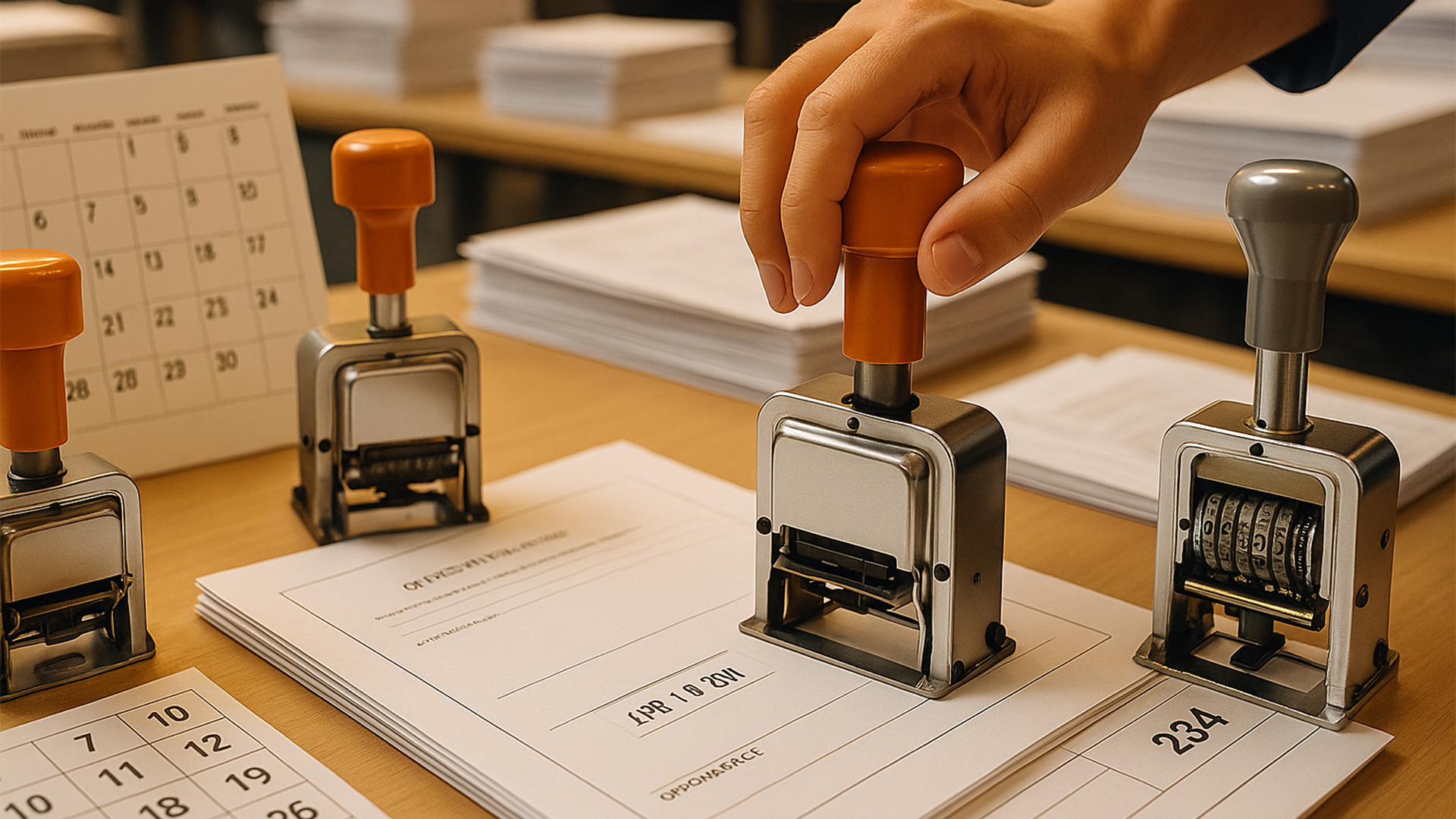 Fechadores de Caucho - Control de documentos profesional - Fonotimbre Chile