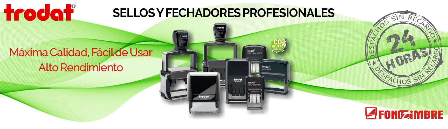 Timbres Trodat - Sellos Trodat Automáticos - Comprar Timbres Trodat Chile - Entrega 24 Horas - Fonotimbre