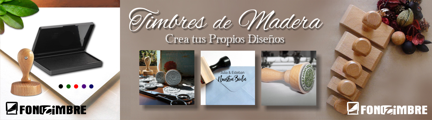Timbres de Madera Banner