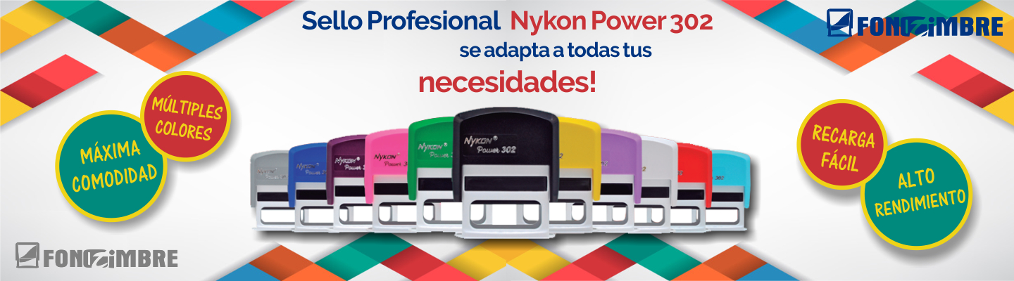 Timbres Nykon - Sellos Nykon Automáticos - Comprar Timbres Nykon Chile - Entrega 24 Horas - Fonotimbre